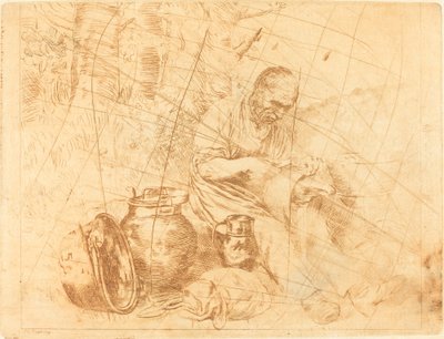 Il Calderaio (Le retameur) da Felix Régamey after Alphonse Legros