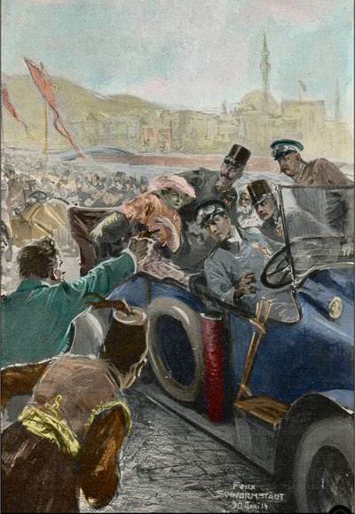 Assassinio di Francesco Ferdinando (1863-1914) Arciduca d