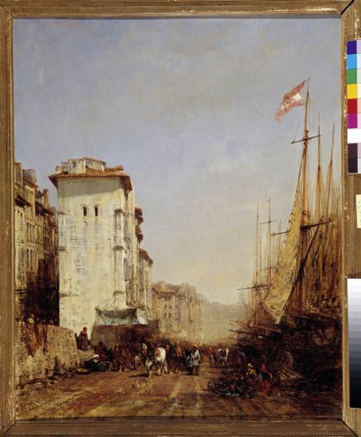 Porto di Marsiglia da Félix Ziem