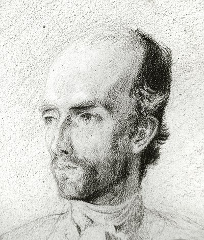 Ritratto di un uomo, c.1845 da Félix Ziem