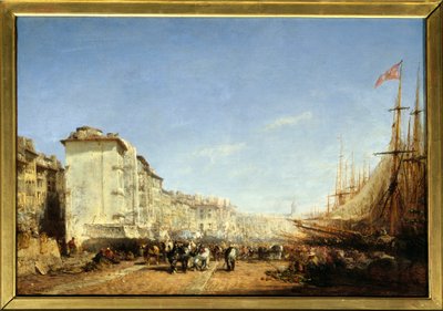 Il vecchio porto di Marsiglia da Félix Ziem