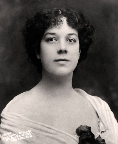 Clara Ellen Butt 1872-1936, contralto inglese, inizio XX secolo da Fellows Willson