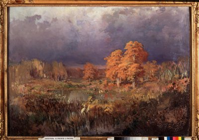 Palude nella foresta, Autunno da Feodor Alexandrovich Vassiliev