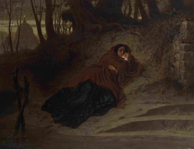 Abbandonato. Il Vaticano e il peccato, 1872 da Feodor Andreyevich Bronnikov