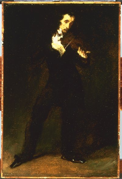 Paganini da Ferdinand Victor Eugene Delacroix
