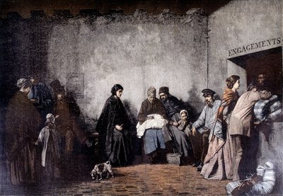 Il Monte di Pietà - dal dipinto di Heilbuth - in "Le Petit Journal" dicembre 1895 da Ferdinand (after) Heilbuth