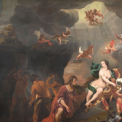 Enea Riceve una Nuova Armatura da Venere da Ferdinand Bol
