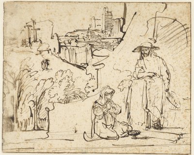 Cristo appare a Maria Maddalena come giardiniere (Noli me tangere) da Ferdinand Bol