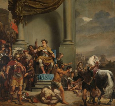 Il console Tito Manlio Torquato ordina la decapitazione di suo figlio da Ferdinand Bol