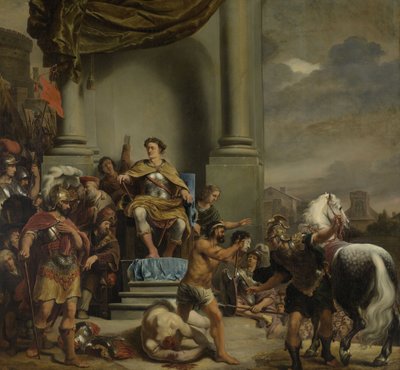 Il console Tito Manlio Torquato ordina la decapitazione di suo figlio, 1662-1664 da Ferdinand Bol