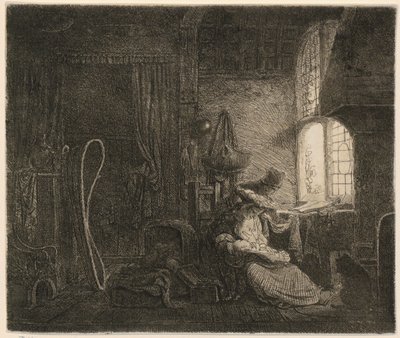 Familie im Zimmer da Ferdinand Bol