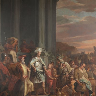 Il re Ciro consegna il tesoro saccheggiato dal Tempio di Gerusalemme da Ferdinand Bol