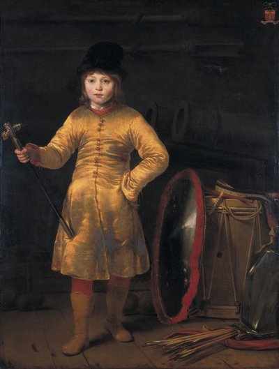 Otto van der Waeyen in un costume polacco da Ferdinand Bol