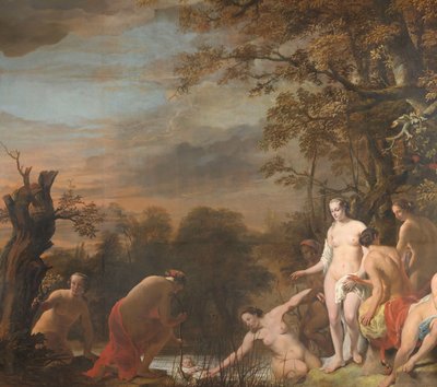 La figlia del faraone scopre Mosè nel cesto di giunchi da Ferdinand Bol