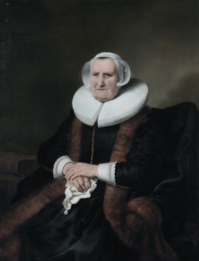 Ritratto di Elisabeth Jacobsdr. Bas (1571-1649) da Ferdinand Bol