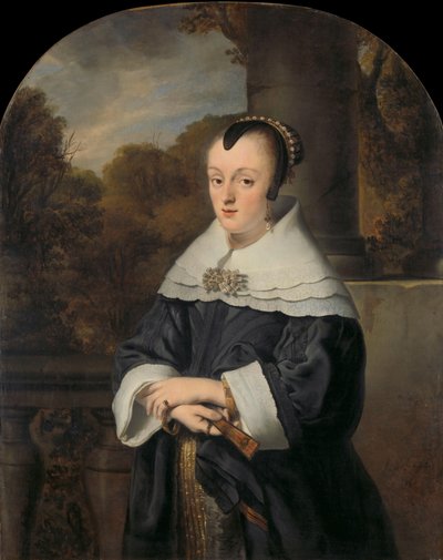 Ritratto di Maria Rey (1630/31-1703). Moglie di Roelof Meulenaer da Ferdinand Bol