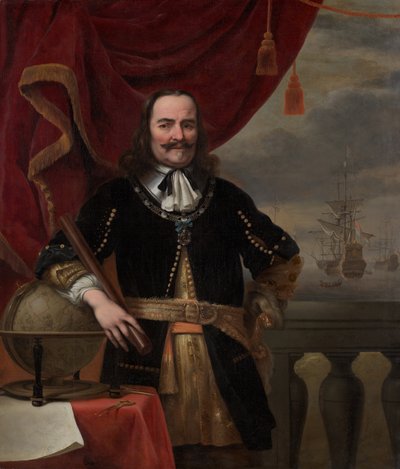 Ritratto di Michiel de Ruyter (1607-1676) da Ferdinand Bol
