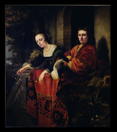 Ritratto di un marito e una moglie, 1654 da Ferdinand Bol