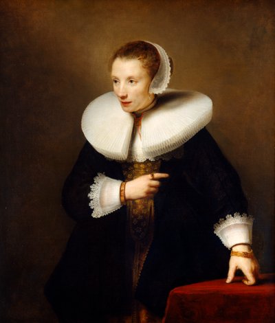 Ritratto di una donna sconosciuta, c.1642-44 da Ferdinand Bol