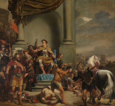 Tito Manlio Imperioso Torquato ordina la decapitazione di suo figlio da Ferdinand Bol