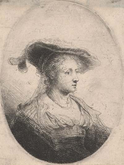 Donna in ovale da Ferdinand Bol