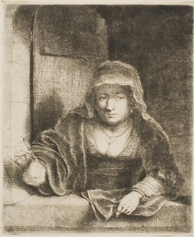 Donna con la pera da Ferdinand Bol