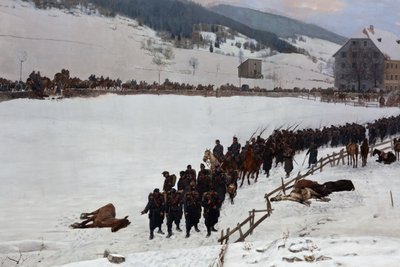 Panorama Bourbaki da Ferdinand & Castres Edouard (1838-1902) Hodler