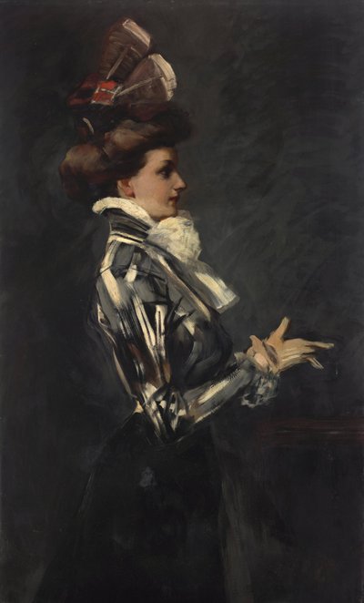 Ritratto di donna da Ferdinand Freiherr von Reznicek