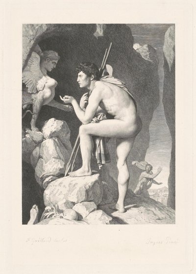 Edipo da Ferdinand Gaillard, after Jean Auguste Dominique Ingres