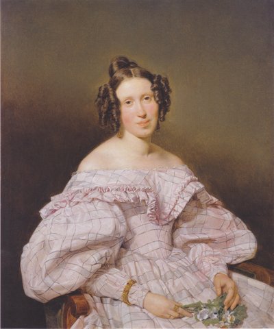 Ritratto di donna da Ferdinand Georg Waldmüller