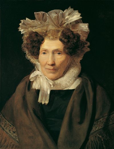 Vecchia donna con cuffia bianca da Ferdinand Georg Waldmuller