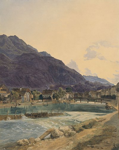 Bad Ischl, 1836 da Ferdinand Georg Waldmuller