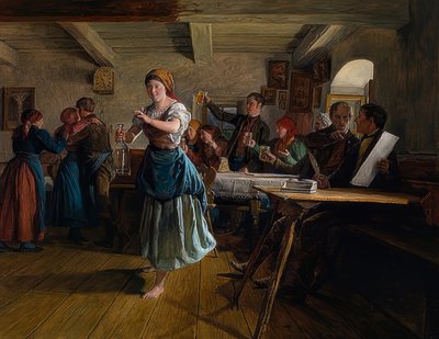Il Ballo di Apertura, 1863 da Ferdinand Georg Waldmuller