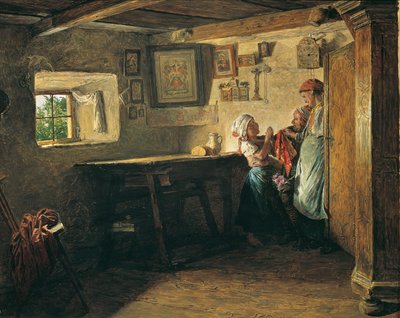 Il vecchio armadio da Ferdinand Georg Waldmuller