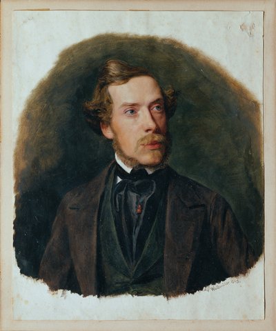 Gustav Barth, maestro del coro del Wiener Männergesangsverein da Ferdinand Georg Waldmuller
