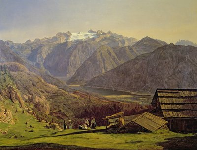Hallstatter-See da Ferdinand Georg Waldmuller