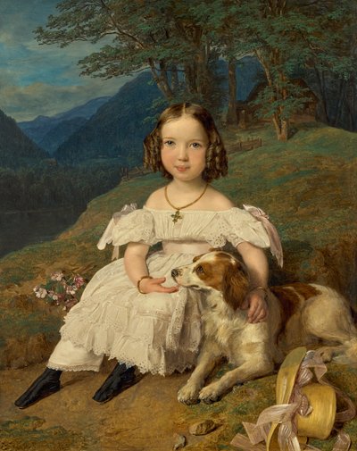 Giulia Contessa Apraxin da Ferdinand Georg Waldmuller