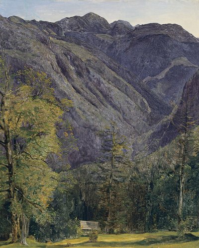 Il Schönberg visto da Hoisenrad, 1833 da Ferdinand Georg Waldmuller