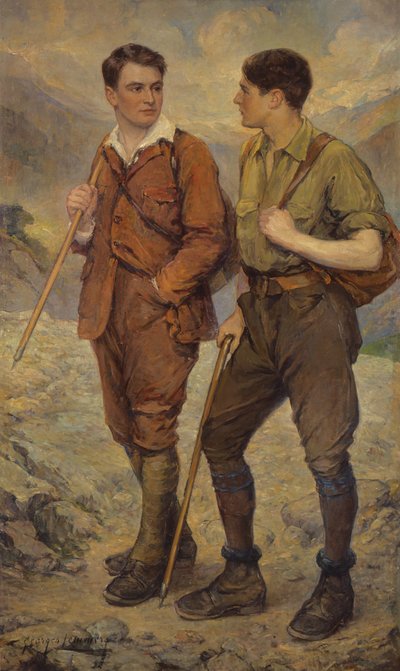 La Passeggiata nelle Highlands da Ferdinand George Lemmers