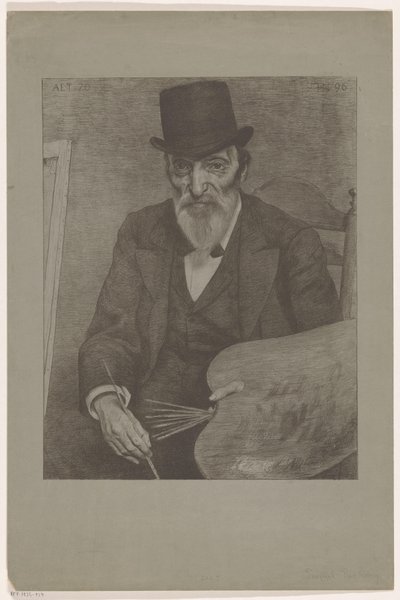 Ritratto di Hendrik Valkenburg da Ferdinand Hart Nibbrig (signed by artist)