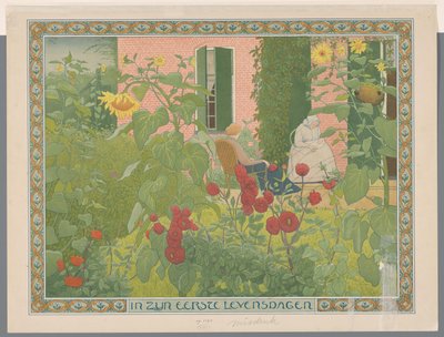 Due donne con bambino da Ferdinand Hart Nibbrig