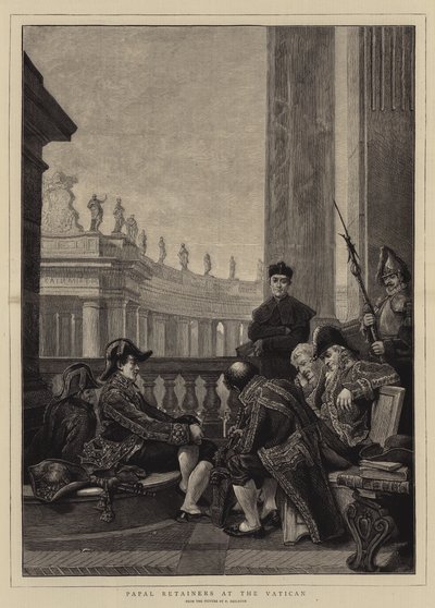 Ritenitori papali al Vaticano da Ferdinand Heilbuth