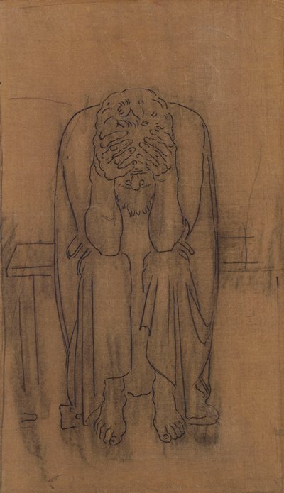 Genio oscuro, 1891-2 da Ferdinand Hodler