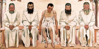 Fatica della vita da Ferdinand Hodler