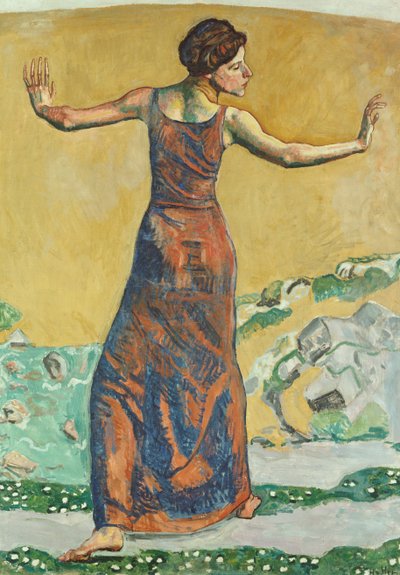 Donna gioiosa, 1911 da Ferdinand Hodler