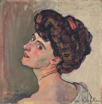 La Parigina. Ritratto di Valentine Godé-Darel 1873-1915, 1909 da Ferdinand Hodler