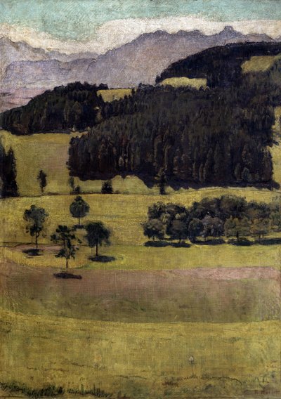 Paesaggio, Querce a Stockhorn da Ferdinand Hodler