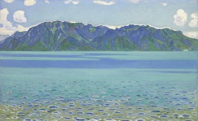 Le Grammont, di Hodler, Ferdinand (1853-1918). Olio su tela da Ferdinand Hodler