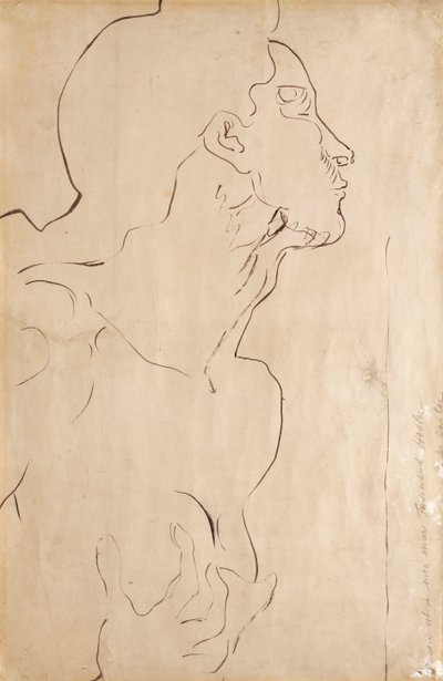 Studio per Sentimento I, 1901 da Ferdinand Hodler