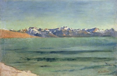 Alba su Monte Bianco, c.1890 da Ferdinand Hodler